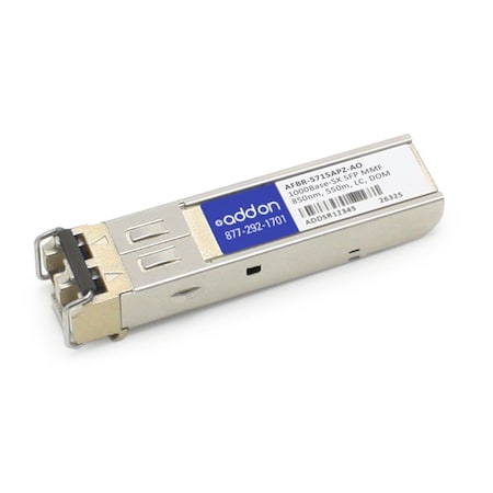 Add-On Addon Avago Afbr-5715Apz Compatible Taa Compliant 1000Base-Sx Sfp AFBR-5715APZ-AO